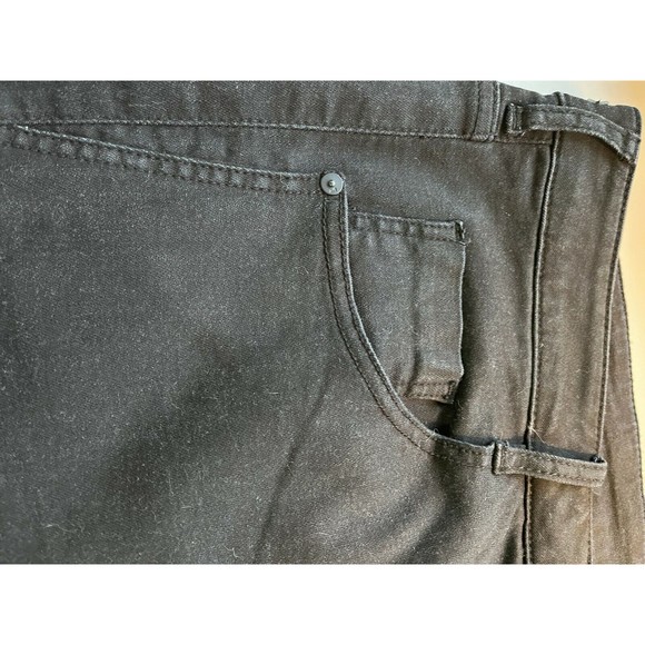 Anthropologie Pilcro High-Rise Black Denim Ankle Leggings Plus Size 26W - Picture 5 of 7